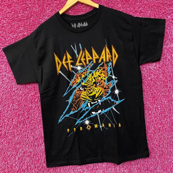 Def Leppard Pyromania Album Cover Art T-Shirt Large - Picture 3 of 6